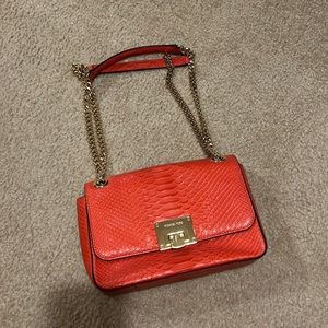 Alligator skin runway Michael Kors handbag